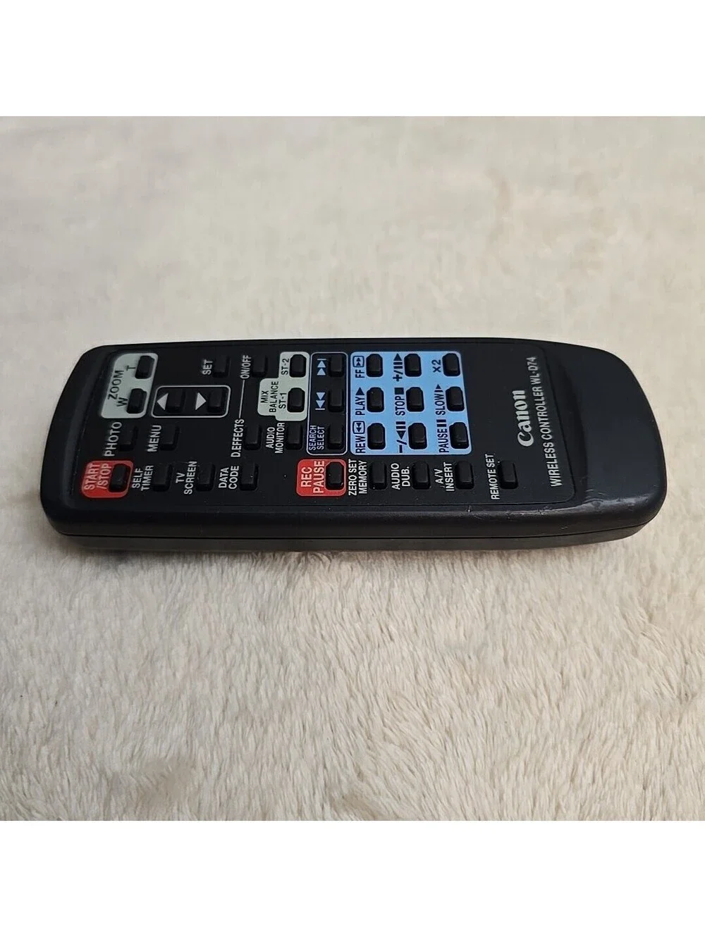 OEM GENUINE - CANON WL-D74 VIDEO CAMERA REMOTE CONTROL - TESTED - DD-2788